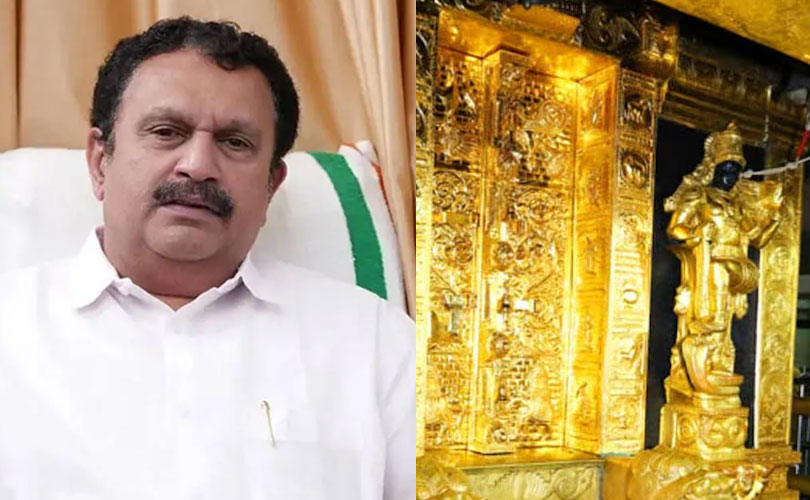 ശബരിമല സ്വര്‍ണക്കൊള്ള വിഷയത്തില്‍ സര്‍ക്കാരിന് നേരിട്ട് ഇടപെടാന്‍ കഴിയില്ല : ആരോഗ്യ-ദേവസ്വം വകുപ്പ് മന്ത്രി കെ. മുരളീധരൻ